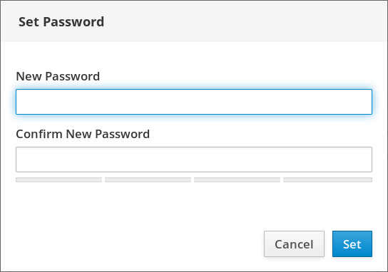 user password dialog screenshot