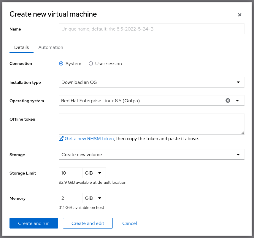 vm-create-rhel