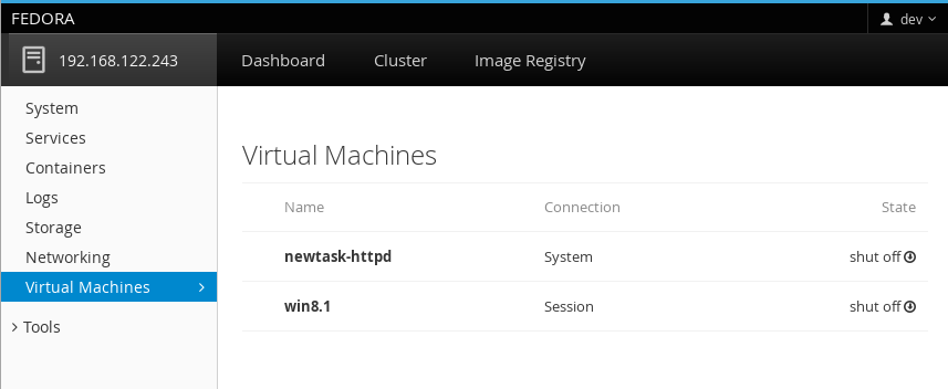 Session virtual machines