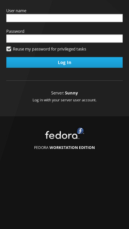 mobile login page