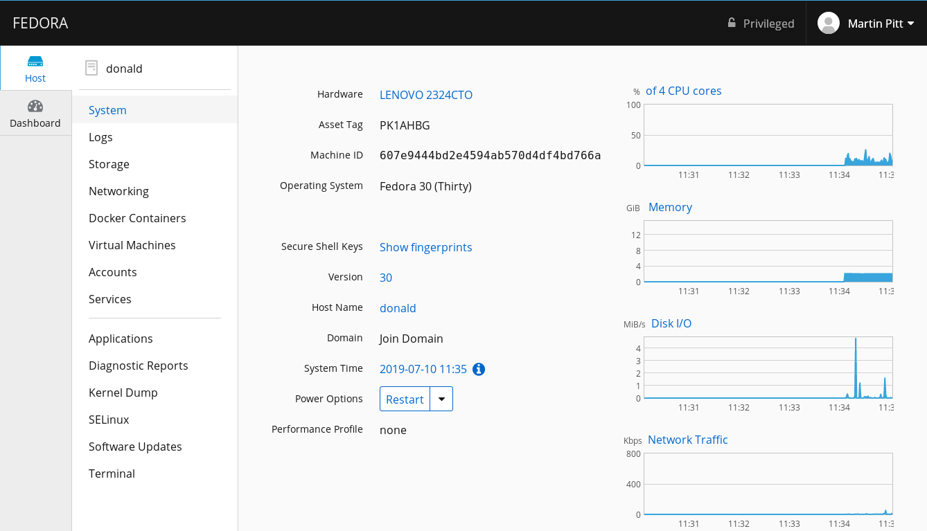 system page