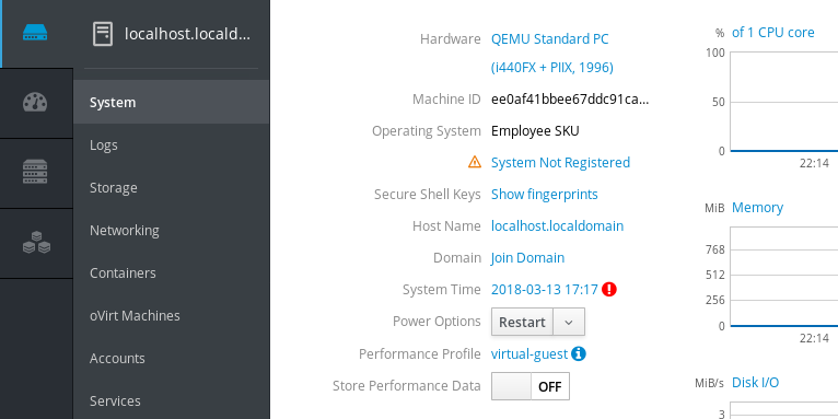 System unregistered