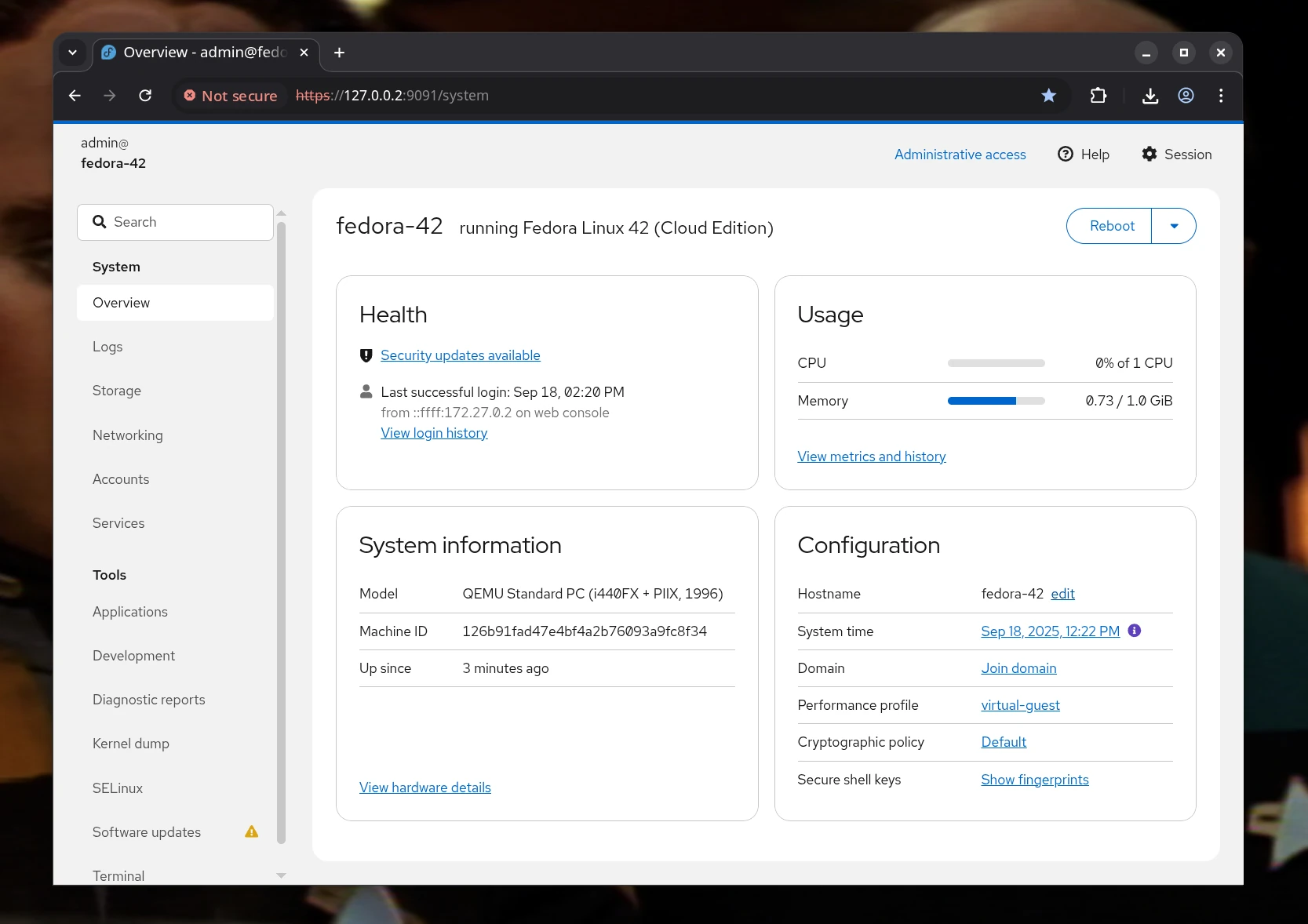 Have a high-level overview of a server Have a high-level overview of a server