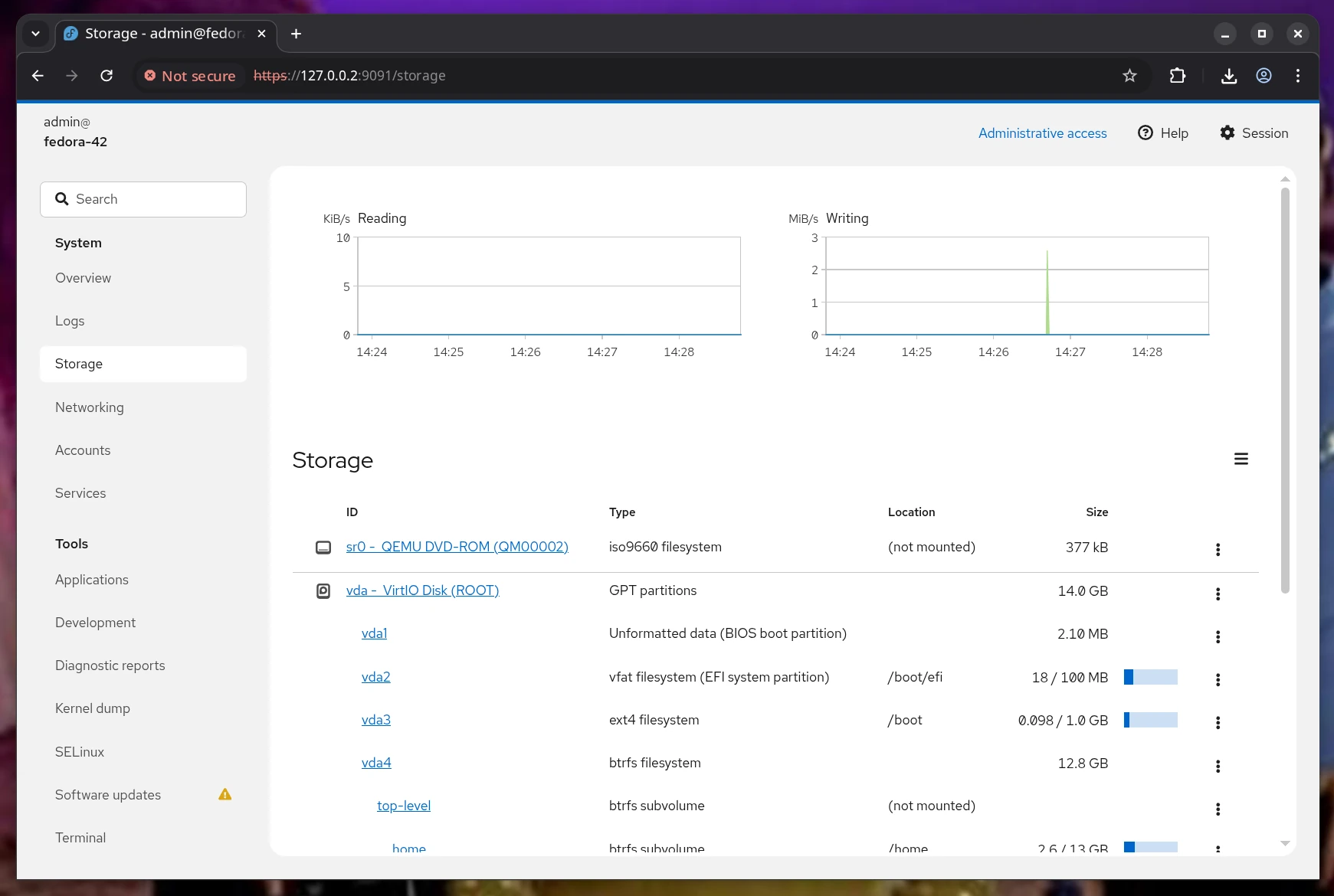 Look at and manage your storage Look at and manage your storage